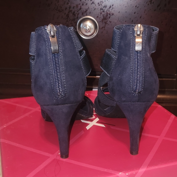 XAPPEAL Blue High Heel Sandals - Picture 2 of 8